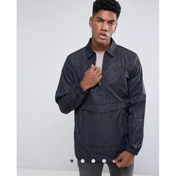 Adidas Originals Ornamental 1/2 Zip Jacket Sz S - Picture 1 of 14